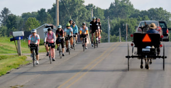 Biking on the backroads of Indiana