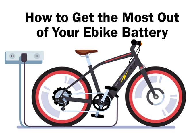 Ebike plugged into a electric outlet to charge