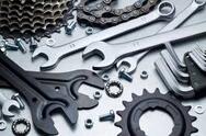 Table of tools for repairing bikes